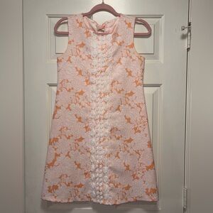 Bonnie Jean Peach/Orange Easter Dress